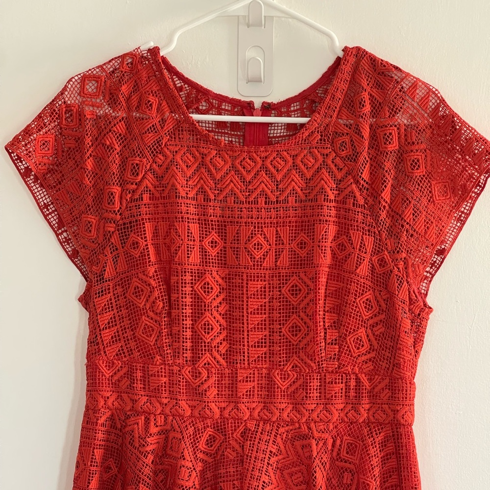 Anthropologie MIDI Dress work cutoff details